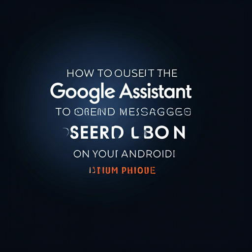 How to Use the Google Assistant to Send Messages on Your Android Phone.