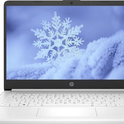 HP Newest 14" LED Business Laptop Computer, 16GB RAM 320GB Storage (64GB eMMC+256GB SD Card), Intel Quad-Core N4120, Windows 11 S Laptop with 1-Year Microsoft Office 365, PLUSERA Earphones