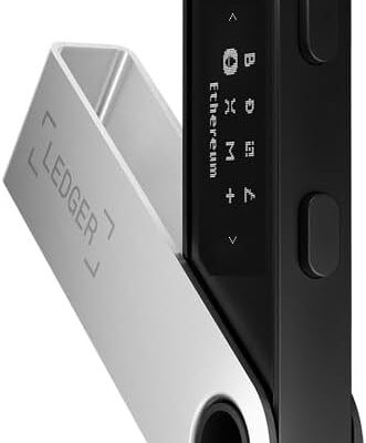 Ledger Nano S Plus Crypto Hardware Wallet (Matte-Black) - Safeguard Your Crypto, NFTs and Tokens