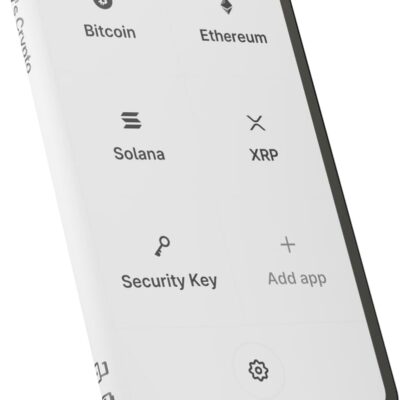 Ledger STAX - Next-Gen Secure Touchscreen Crypto Wallet with Curved E Ink Display