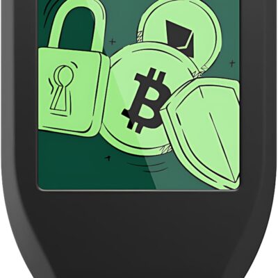 Trezor Model T - Crypto Hardware Wallet with LCD Touchscreen, Protecting Bitcoin & 1000's of Coins with Maximum Security